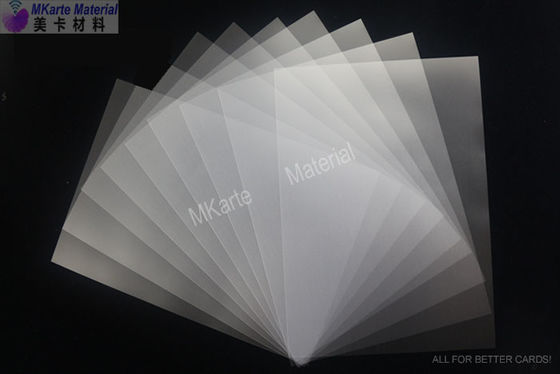 Vật liệu thẻ Pvc 0,06mm Lớp phủ phim In kỹ thuật số / In offset