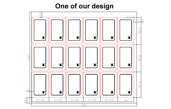 PVC RFID Card Inlay / Prelam Sheet With ID TK4168/IC F08 Chip Cho sản xuất thẻ RFID thông minh