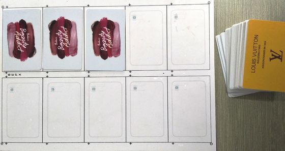 295x480mm vật liệu thẻ PVC cho sản xuất thẻ RFID