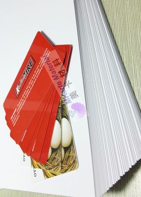 A4 Kích thước 0.15mm injet in ấn tấm PVC White Bank Card sản xuất vật liệu