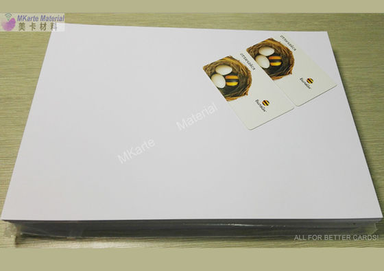 A4 Kích thước 0.15mm injet in ấn tấm PVC White Bank Card sản xuất vật liệu