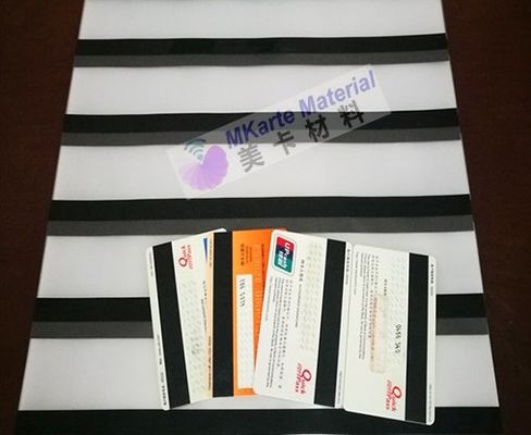 0.10mm Hico / Loco Magstripe Overlay cho thẻ dải từ tái chế