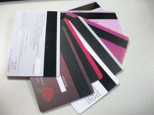 Rpvc phủ lớp phủ 0.06mm HICO / LOCO Strips Card Film Magnetic Strip cho thẻ khách hàng trung thành