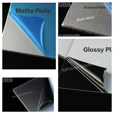 A3 + kích thước thẻ Lamination tấm thép bóng mờ mô hình lụa kết thúc cho sản xuất thẻ nhựa