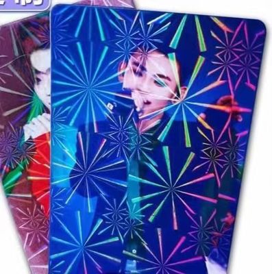 0.08mm PVC phủ lớp phủ Vicat điểm làm mềm C ≥76±2 Phim Hologram cho các sản phẩm thẻ
