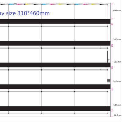 110-150C Nhiệt độ Laminating Hico 0.06mm Magnetic Strip Coated Overlay cho thẻ từ