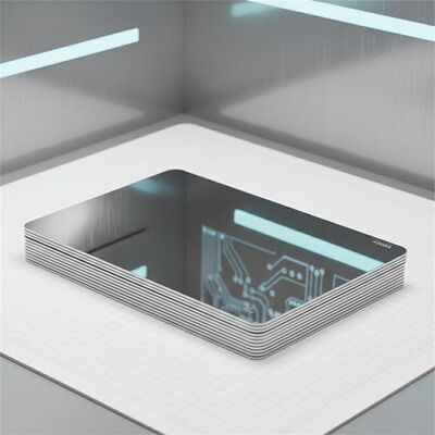 0.4-1.0mm Độ dày thép không gỉ 430BA tấm thép mạ với kết thúc bóng trên cả hai mặt để sản xuất thẻ thông minh