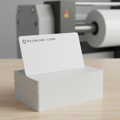 0.30mm Độ dày Offset in ấn PVC tấm lõi cho sản xuất thẻ ngân hàng
