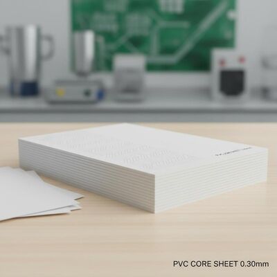 0.30mm Độ dày Offset in ấn PVC tấm lõi cho sản xuất thẻ ngân hàng