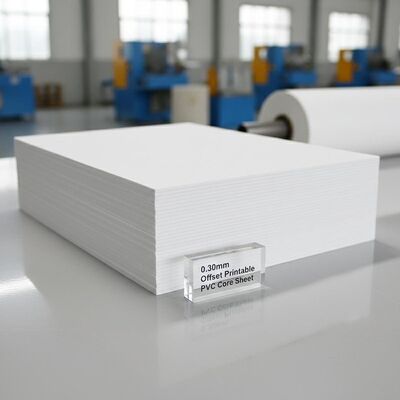 0.30mm Độ dày Offset in ấn PVC tấm lõi cho sản xuất thẻ ngân hàng