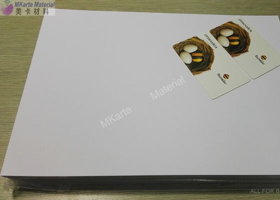 Trắng PVC một mặt in kỹ thuật số tấm PVC Hiệu suất kháng lão hóa cao
