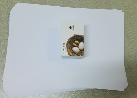 Tấm lõi Pvc có thể in một mặt Màu trắng thông thường / Supper White