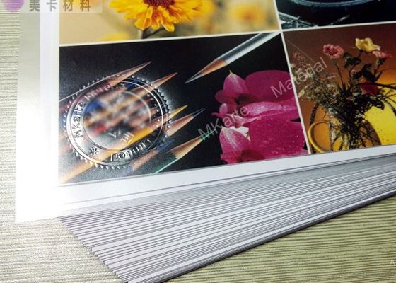 In kỹ thuật số hai mặt Tấm nhựa PVC Màu trắng / Supper Màu trắng thông thường Vật liệu thẻ thông minh