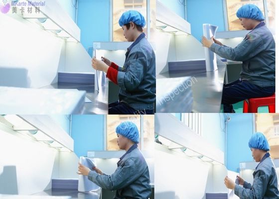 Màng phủ lớp phủ không tráng phủ PVC chậm được sử dụng để ghép với một phần