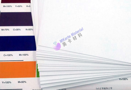 Tấm PVC in hai mặt kỹ thuật số cứng nhắc với độ bền va đập cao