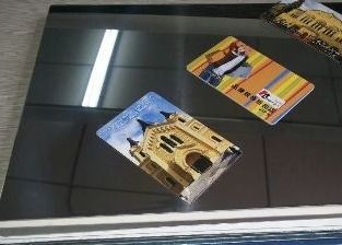 Ultra Glossy Kết thúc Thẻ thép không gỉ Tấm cho Máy ép thẻ Sử dụng