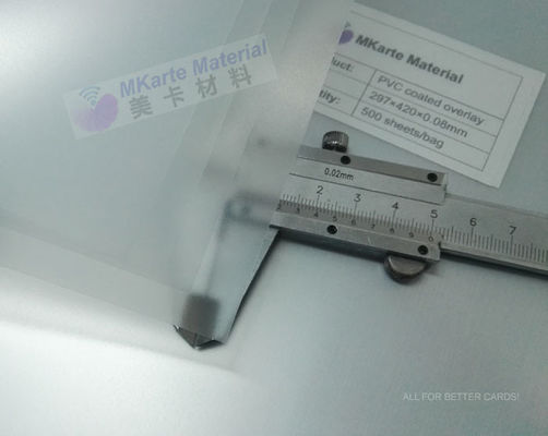 Keo dính cao PVC phủ tấm / cuộn cho sử dụng in phun