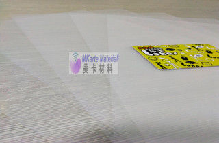 Một mặt keo phủ nhựa PETG Tấm nhựa chịu nhiệt độ cao