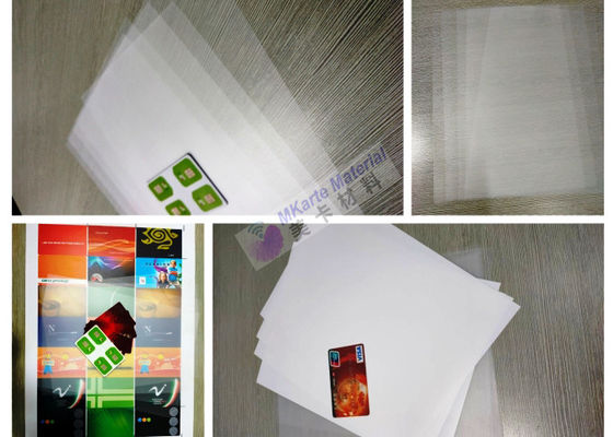 Lớp phủ nhựa PETG Lớp phủ nhựa PET / PETG cho thẻ tín dụng