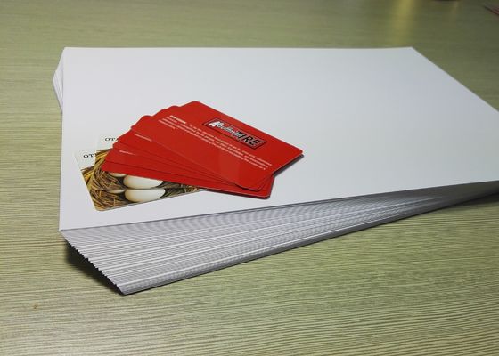 Thẻ in phun mực in 0,40mm A4 Tấm nhựa PVC