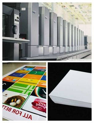 Thẻ cán màng Dính mực in offset A4 Tấm PVC