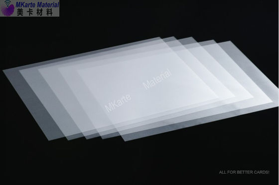 Lớp phủ PVC tráng PVC kích thước 0,08mm A3 cho vật liệu thân thẻ PVC