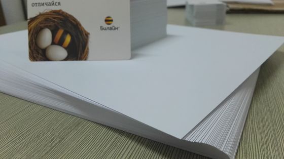 Hình ảnh độ nét cao Konica In kỹ thuật số Tấm nhựa PVC để sản xuất thẻ PVC