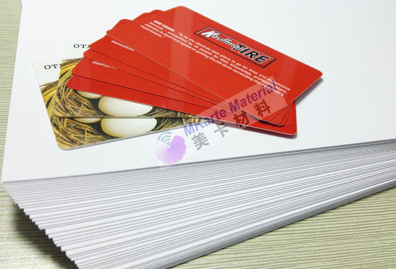 In kỹ thuật số Hp Indigo A4 Tấm PVC một mặt để sản xuất thẻ thông minh