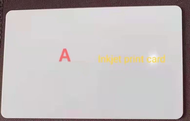 Thermally Inprintable Pvc Blank Card Blank Cr80 54 * 85.6mm Cho sản xuất thẻ