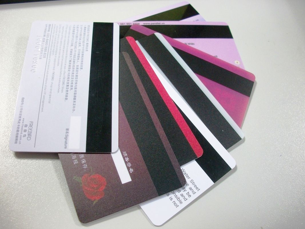 Rpvc phủ lớp phủ 0.06mm HICO / LOCO Strips Card Film Magnetic Strip cho thẻ khách hàng trung thành