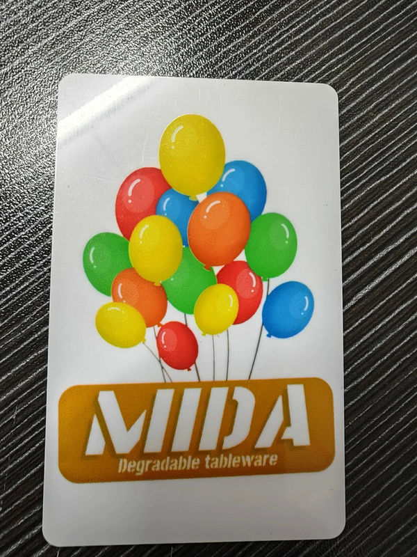 Bảng in thẻ PVC tái chế 0.3mm Bảng in kỹ thuật số PVC Card Vật liệu nhựa