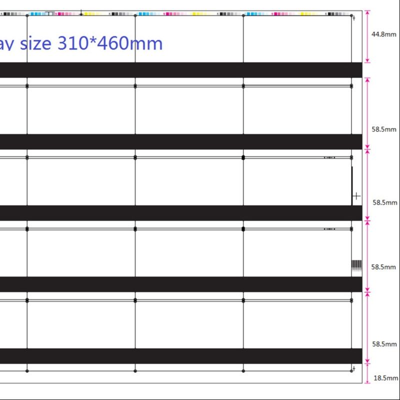 110-150C Nhiệt độ Laminating Hico 0.06mm Magnetic Strip Coated Overlay cho thẻ từ