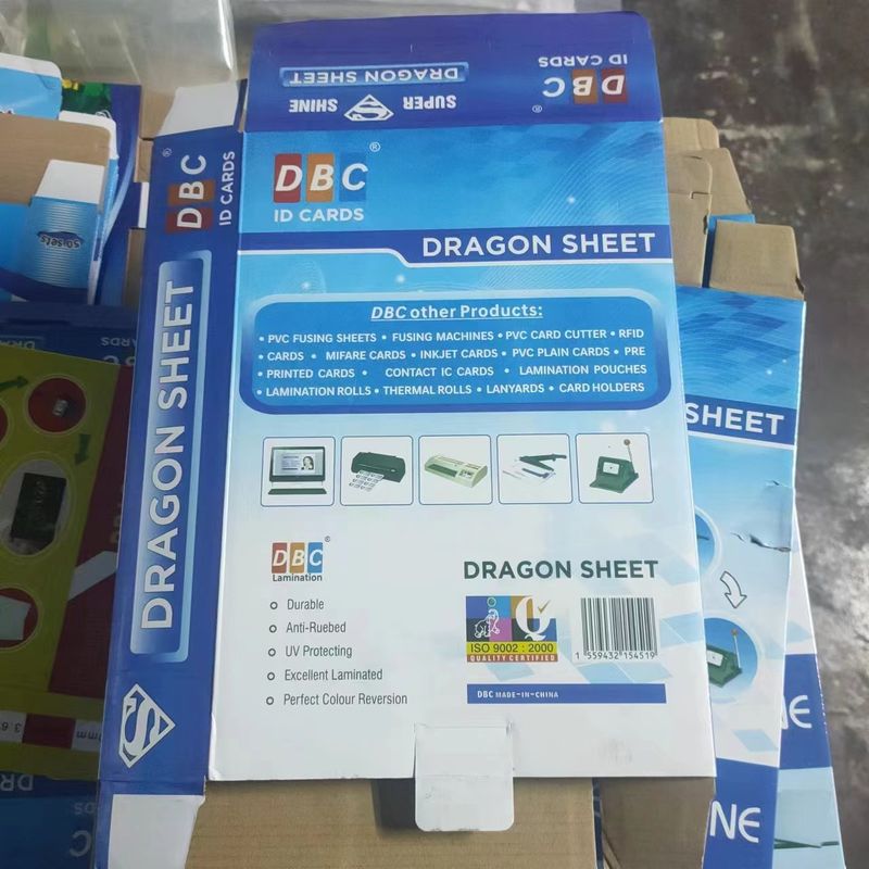 In thẻ PVC Bảng không sơn 0.15mm + 0.46mm + 0.15mm Bảng in kỹ thuật số có thể in