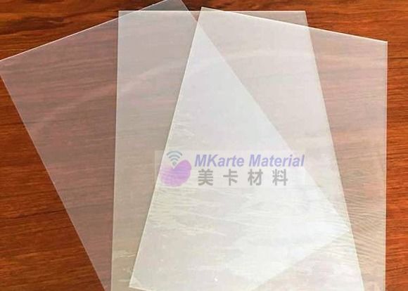 Chất liệu thẻ PVC Tấm không phun cho sản xuất thẻ thông thường