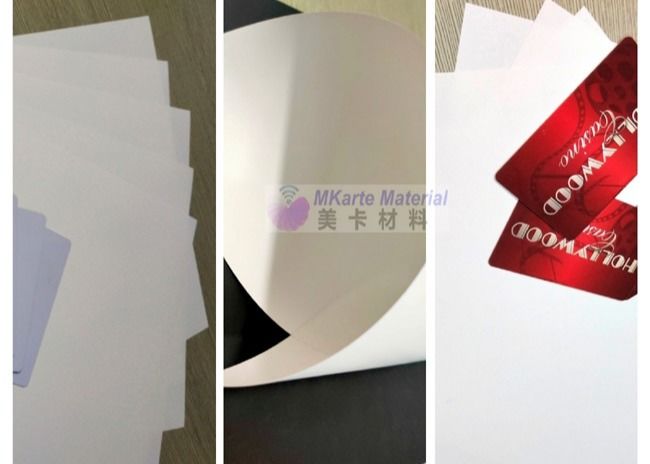 In lụa màn hình dày 2 mm Tấm nhựa PETG cho sản xuất thân thẻ PETG