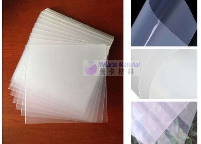 Tấm chống dính nhựa PETG rõ ràng Tấm lõi nhựa cho sản xuất thân thẻ PETG