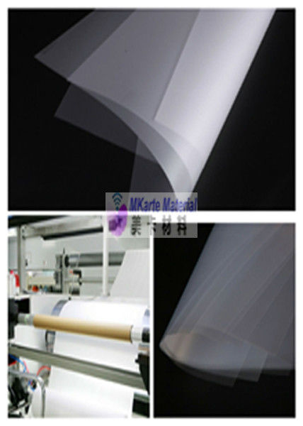 Tấm màng nhựa phủ nhựa PETG tác động cao cho việc làm thẻ vật liệu PETG
