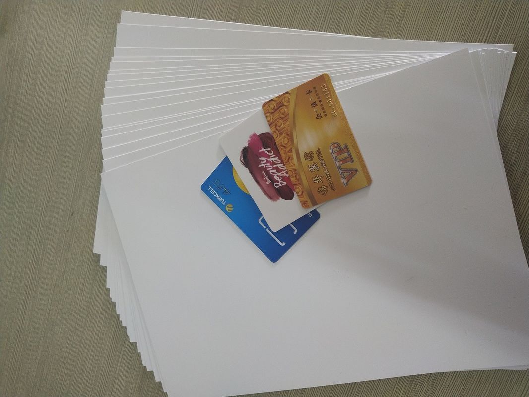 In phun khổ A3 Vật liệu sản xuất tấm nhựa PVC trắng thông minh